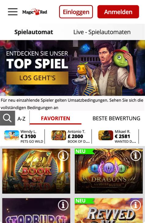 magic red online casino Online Casinos Schweiz im Test Bestenliste